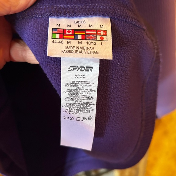 Spyder Core Sweater in Rich Purple - Picture 4 of 6